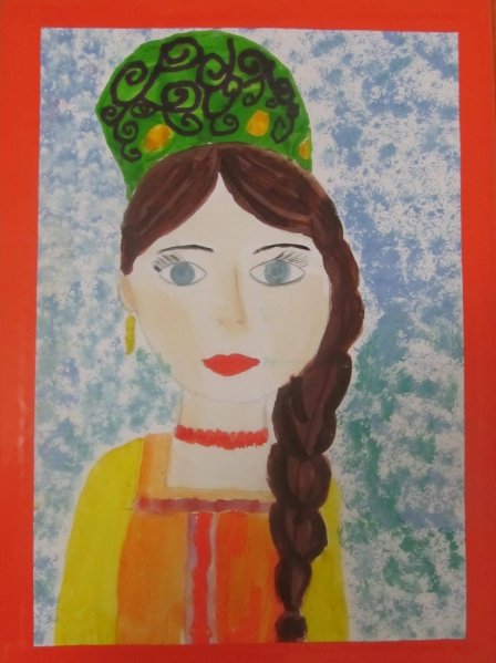 Мама казачка рисунок