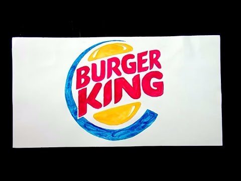 Рисунки с логотипом бургер Кинг