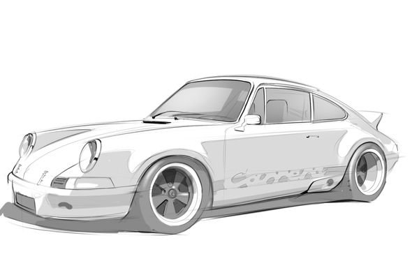 Порше 911 контур машины
