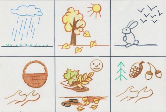 Составление рассказа об осени