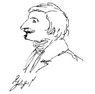 Портрет гоголь рисунок (45 фото)