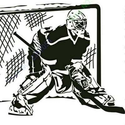 Вратарь хоккей вектор