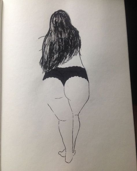 Рисунки карандашом женщины пышных