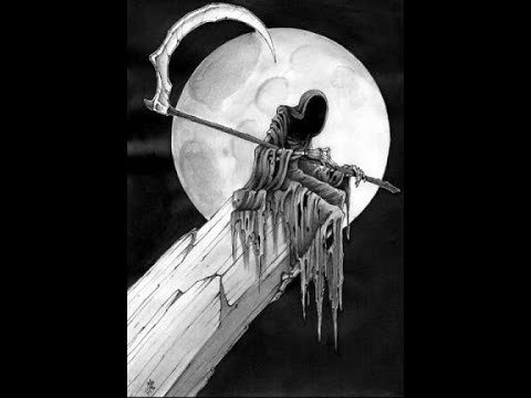 Картина смерть Луны на гильотине