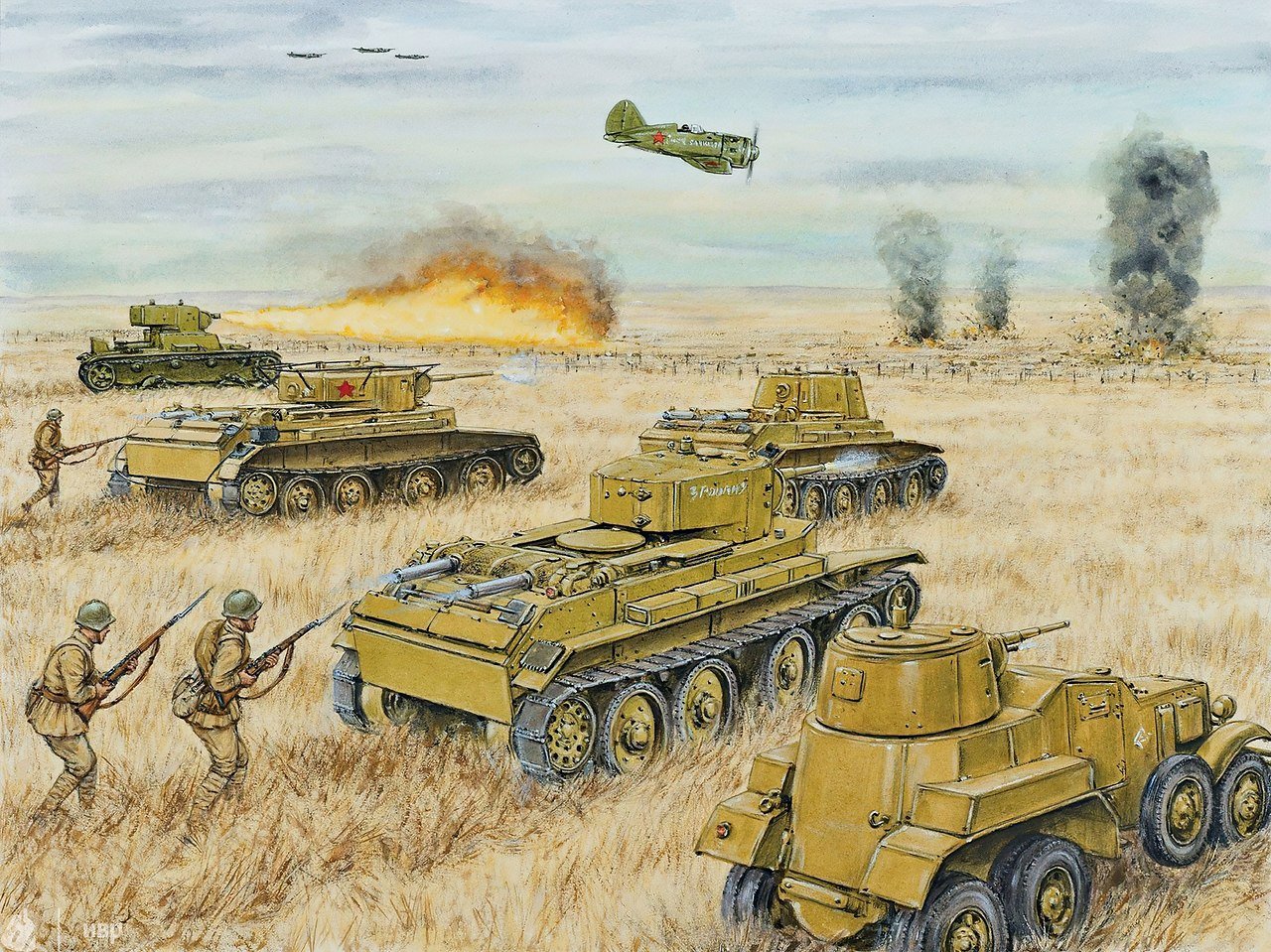 Вторая мировая война рисунки