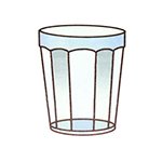 Стакан граненый с рисунком