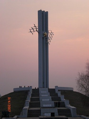 Саратов парк Победы Журавли