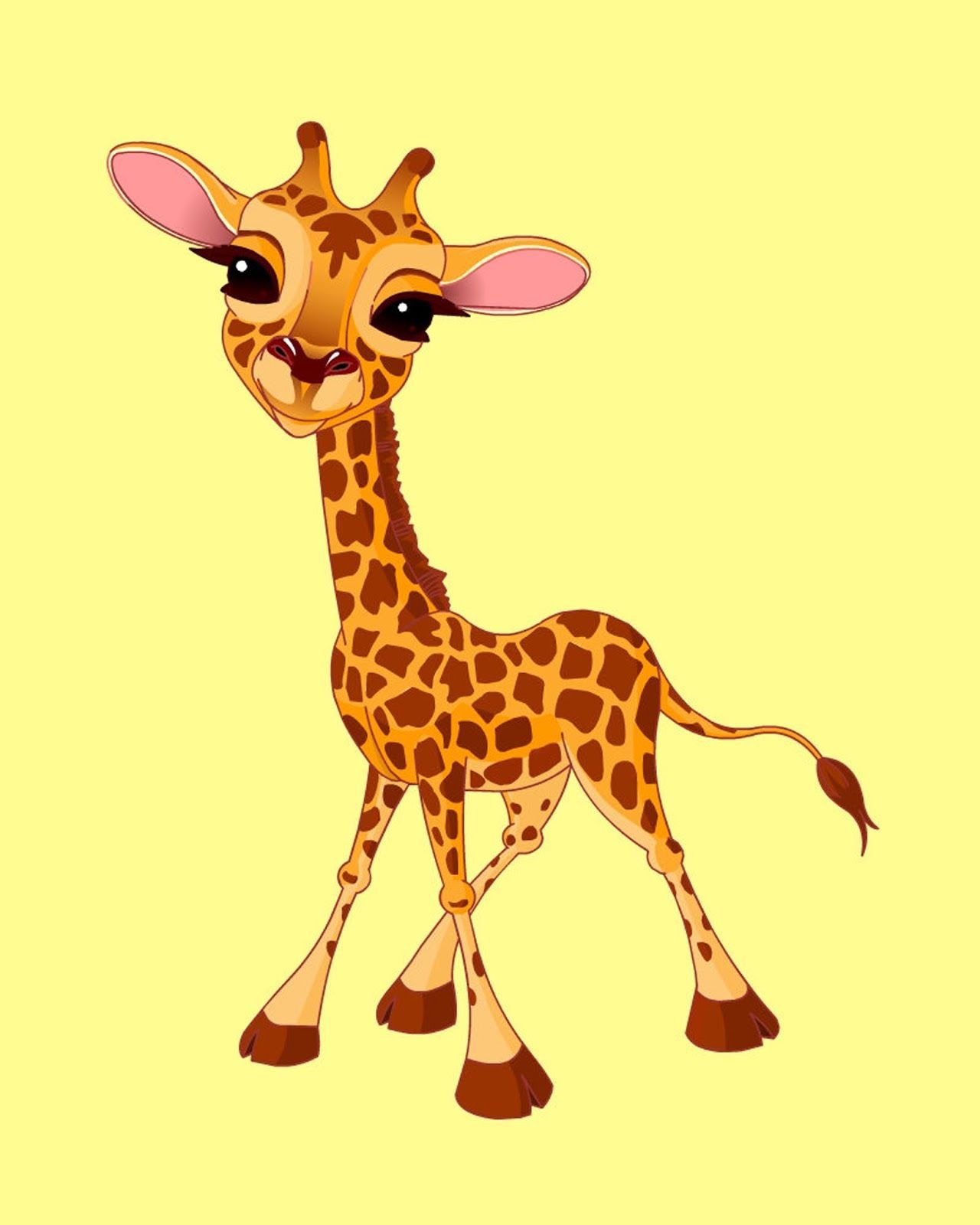 Жираф для дошкольников