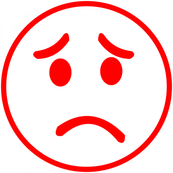 Грустное лицо смайлик