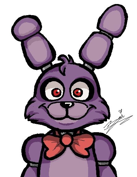 ФНАФ Бонни для срисовки