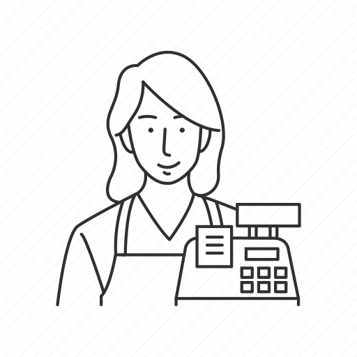 Нарисовать продавца