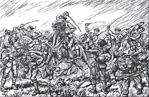 Батальные сцены Графика