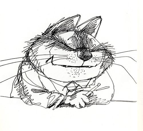 Кот в графике