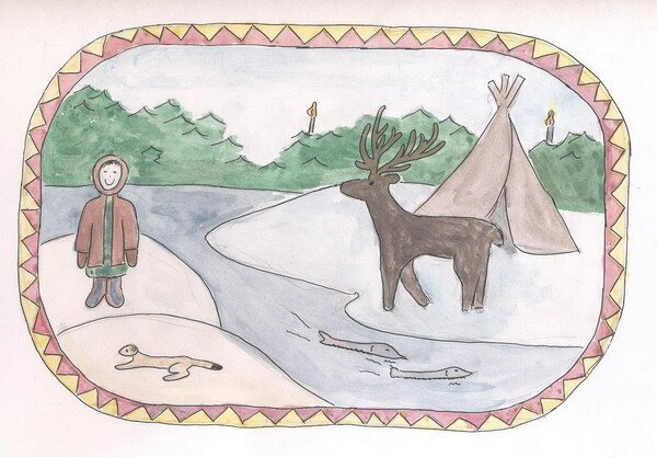 Югра рисунки Ханты манси