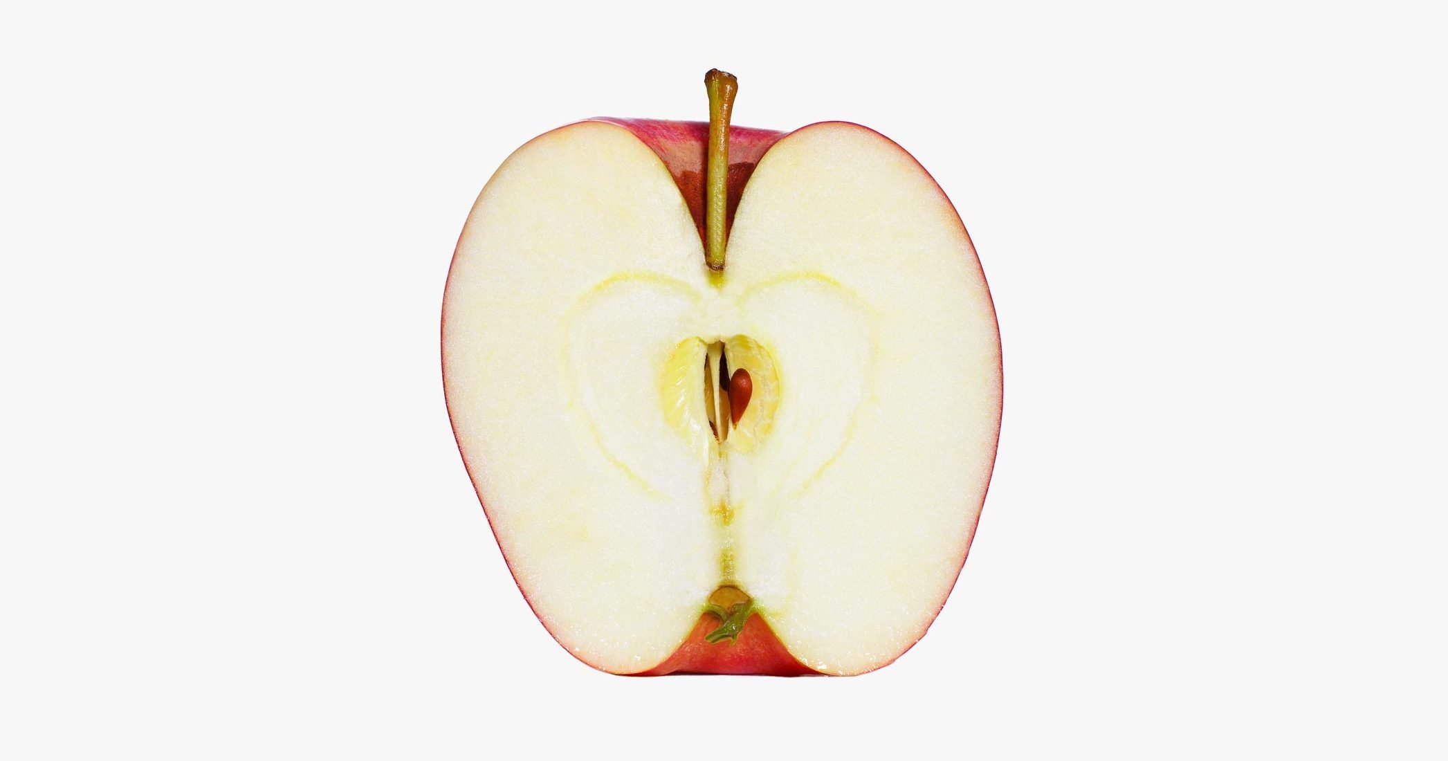 Разрезанное яблоко