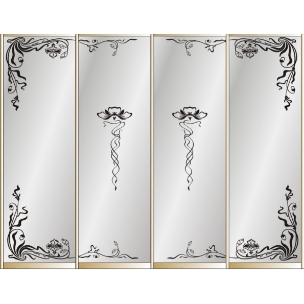 Пескоструйный рисунок на стекле