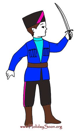 Казачий костюм украинцев