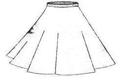 Эскиз юбки