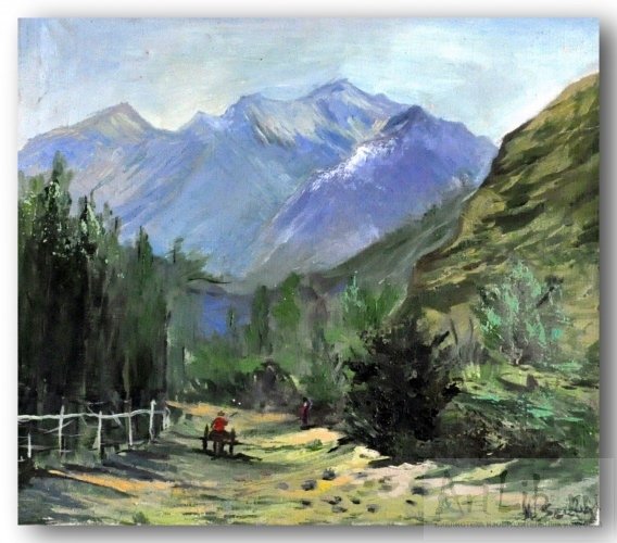 Урал Тансыкбаев - горный пейзаж