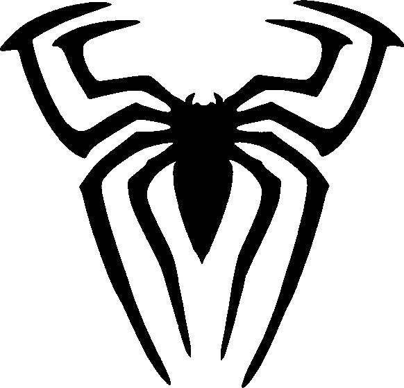 Человек паук трафарет
