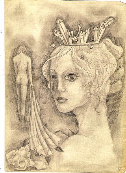 Надежда рисунок карандашом