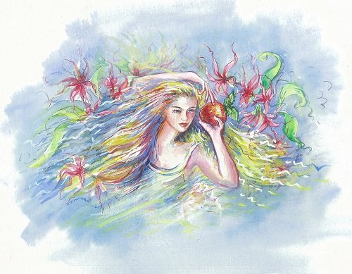 Девушка надежды рисунок