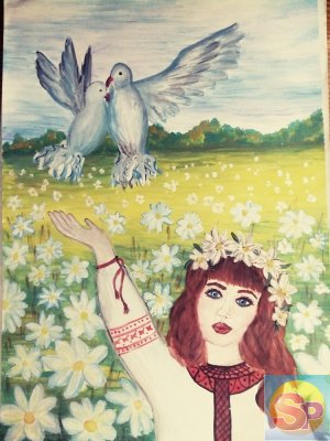 Картина на тему юности Надежда