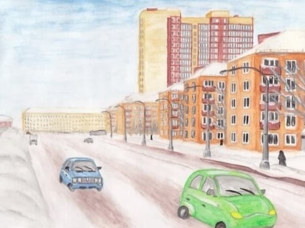 Нарисовать микрорайон