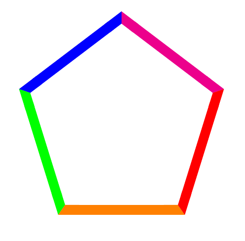 Геометрические фигуры пятиугольник