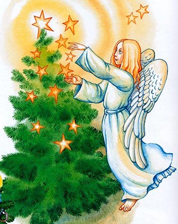 Рисование для детей Рождество