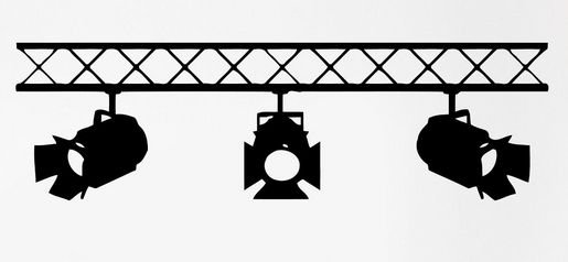 Прожектор силуэт