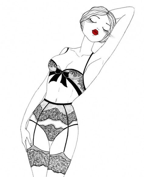 Нарисованное белье