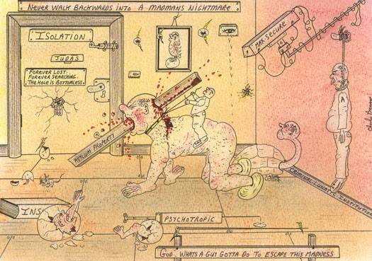 Рисунки Чарльза Бронсона