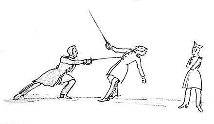 Рисунок Капитанская дочка дуэль