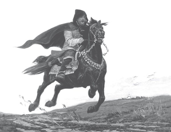 Форма опричников Ивана Грозного