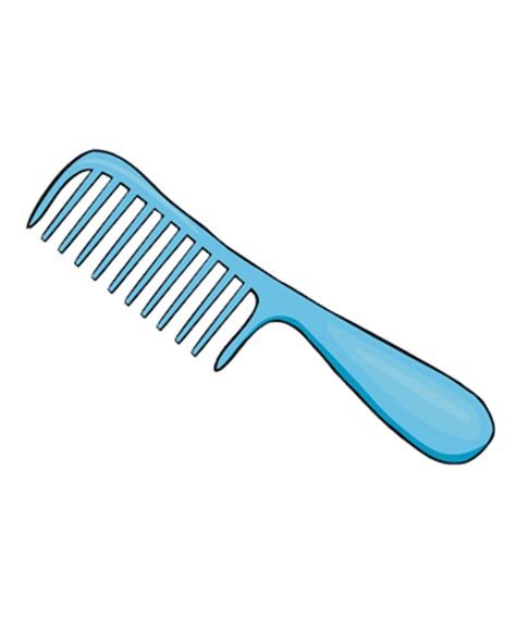 Расческа раскраска для детей