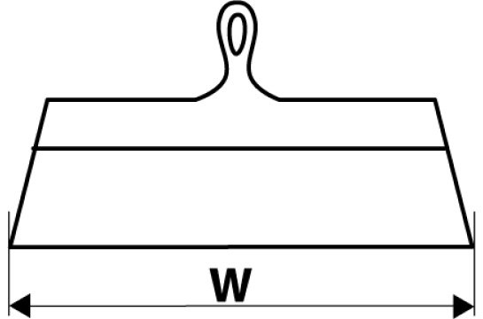 Зубчатый шпатель Topex 13a288