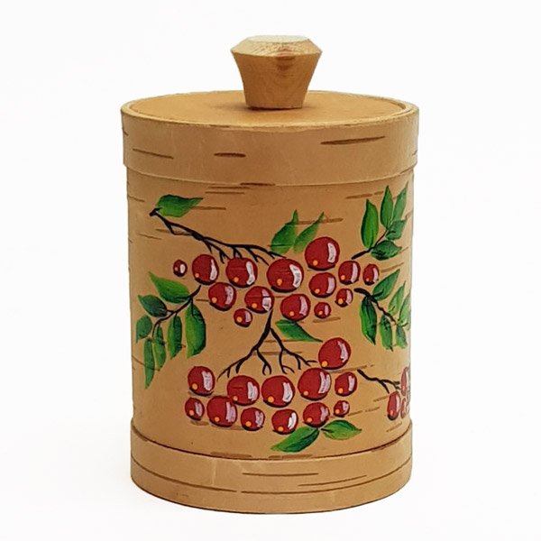 Томград туес роспись рябина