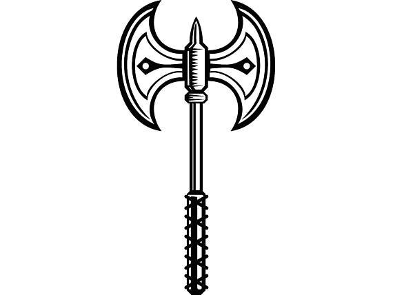 Секира эскиз