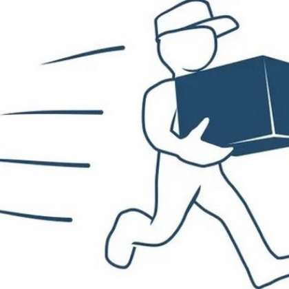 Курьер рисунок