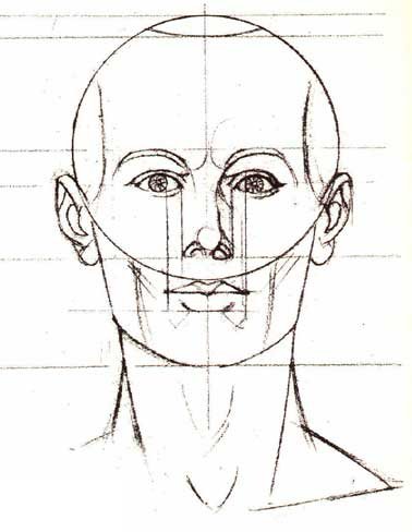 Женское лицо референс для рисования