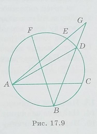 Какие углы являются вписанными на рисунках
