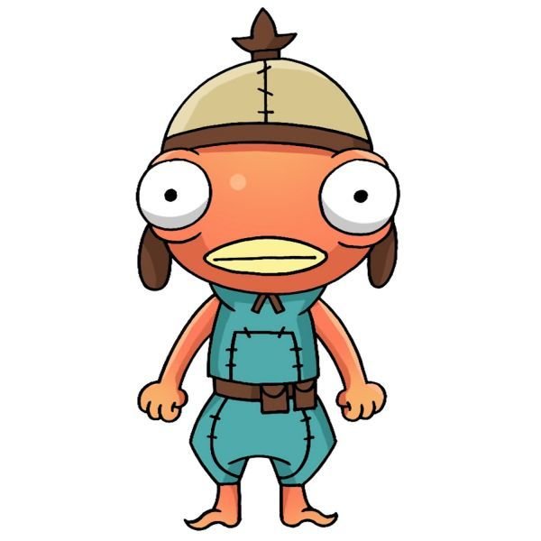 Нарисовать карася из ФОРТНАЙТА