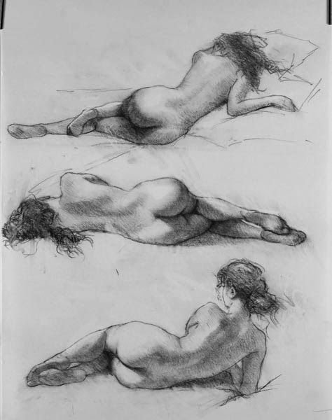 Картины с голыми натурщицами