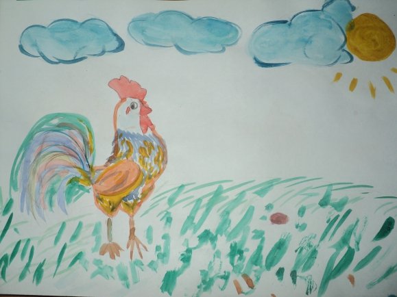 Петушок и бобовое зернышко сказка