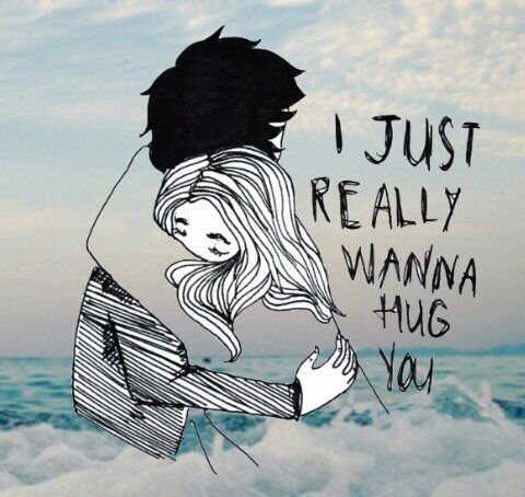 Хочу обнять тебя на английском