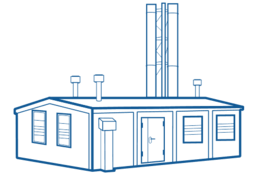 Модульная котельная иконка