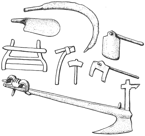 Орудия древнего мира бронзовый век
