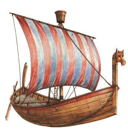 Торговый корабль финикийцев