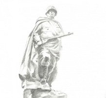 Рисунок дети войны для срисовки